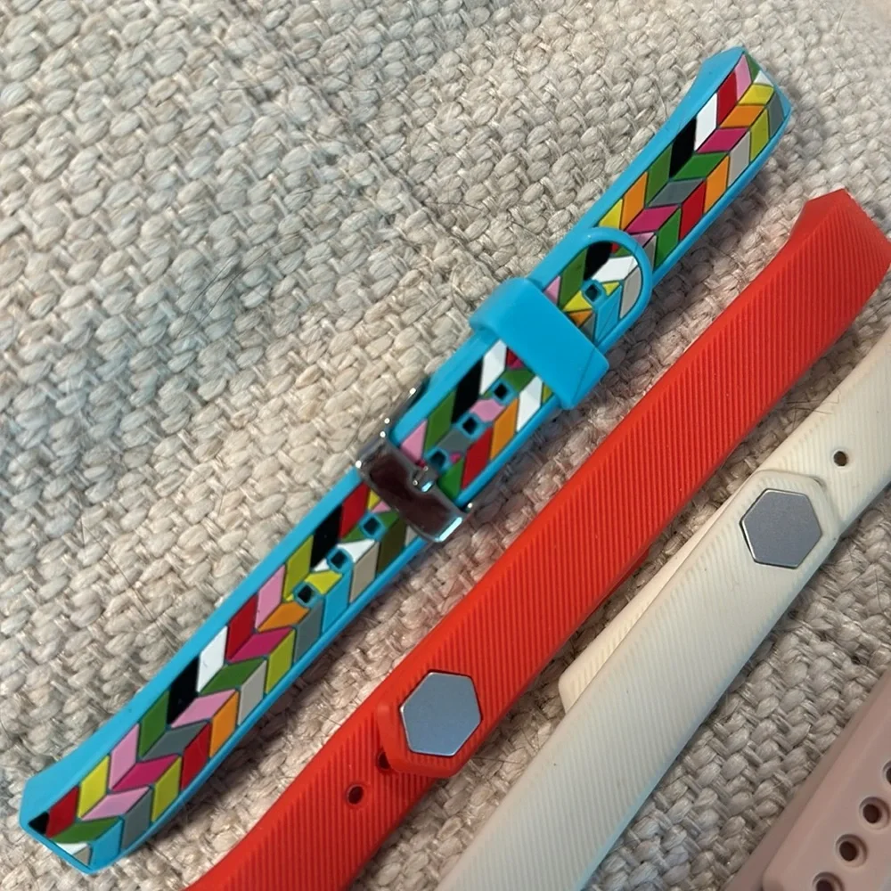 FitBit Bands (Lot of 12) - 11 Solid, 1 Multi